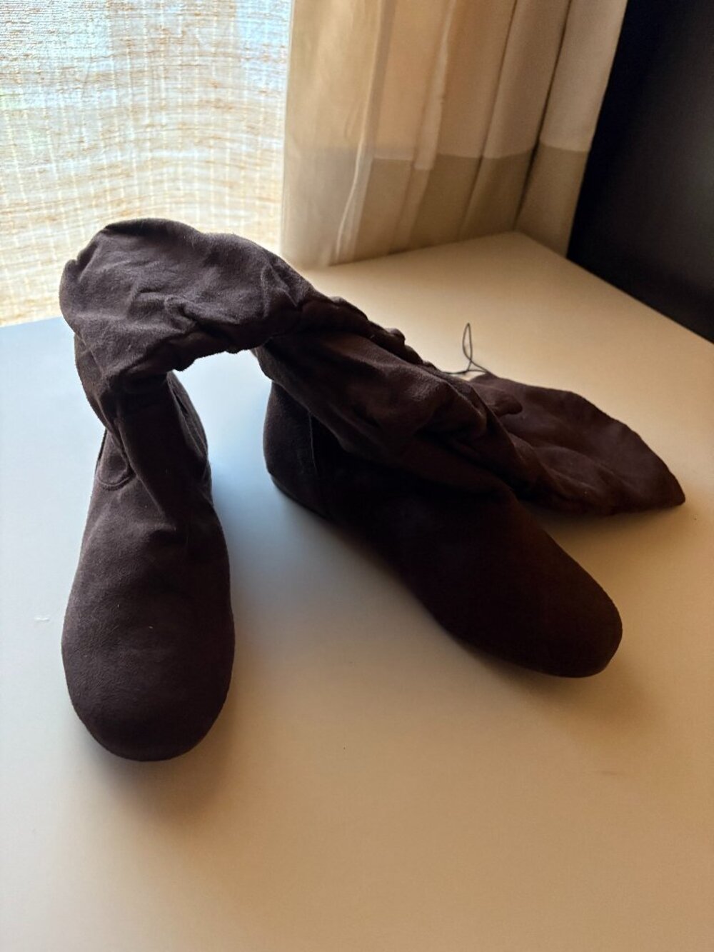 Knee High Brown Pirate Boots - Never Worn